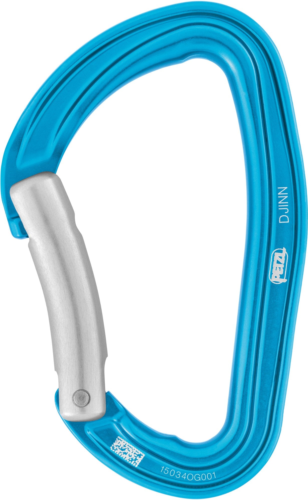 Petzl Curve Genie Carabiner, Blue