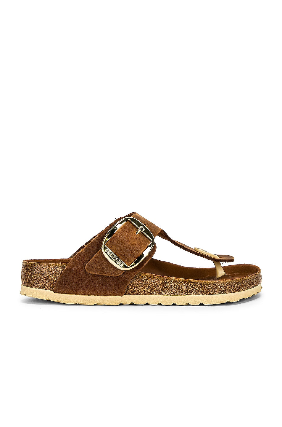 Birkenstock Gizeh Big Buckle Sandals, Cognac