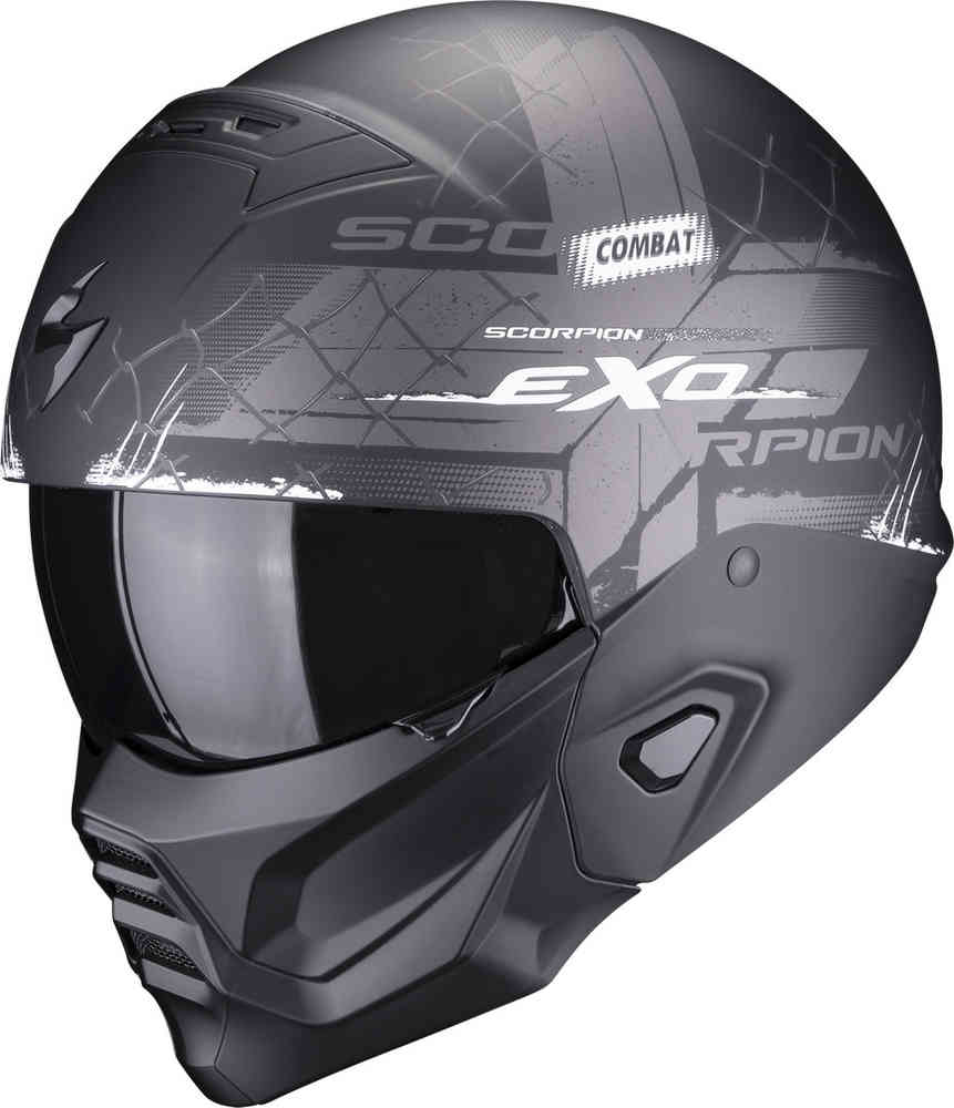 EXO-Combat II Xenon Scorpion Helmet, matte black/white