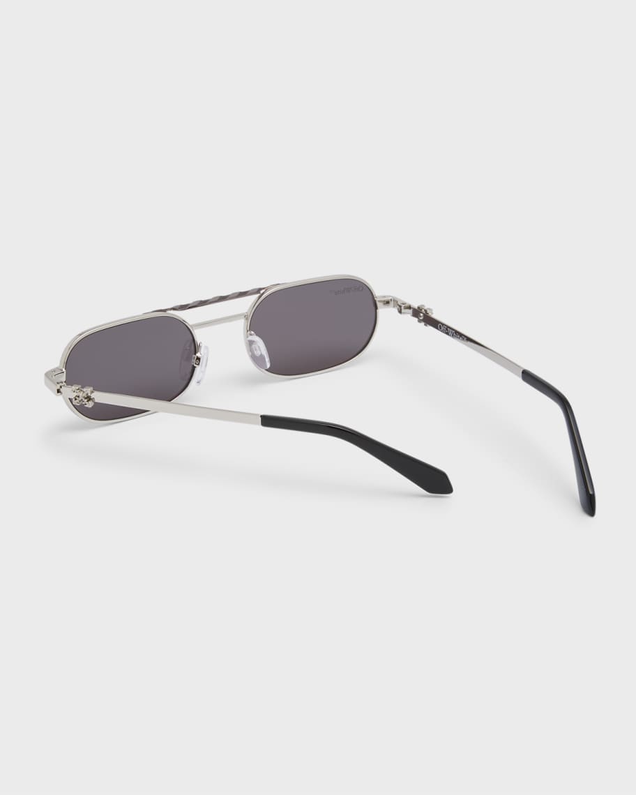 Off-White Baltimore Mixed Media Aviator Sunglasses