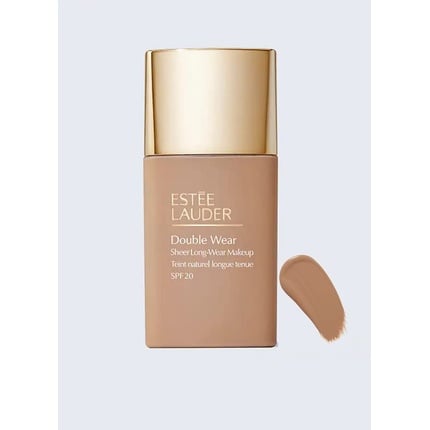 مستحضرات تجميل طويلة الأمد Double Wear Sheer Matte SPF20 من Estée Lauder، 30 مل، 3C2 Pebbles