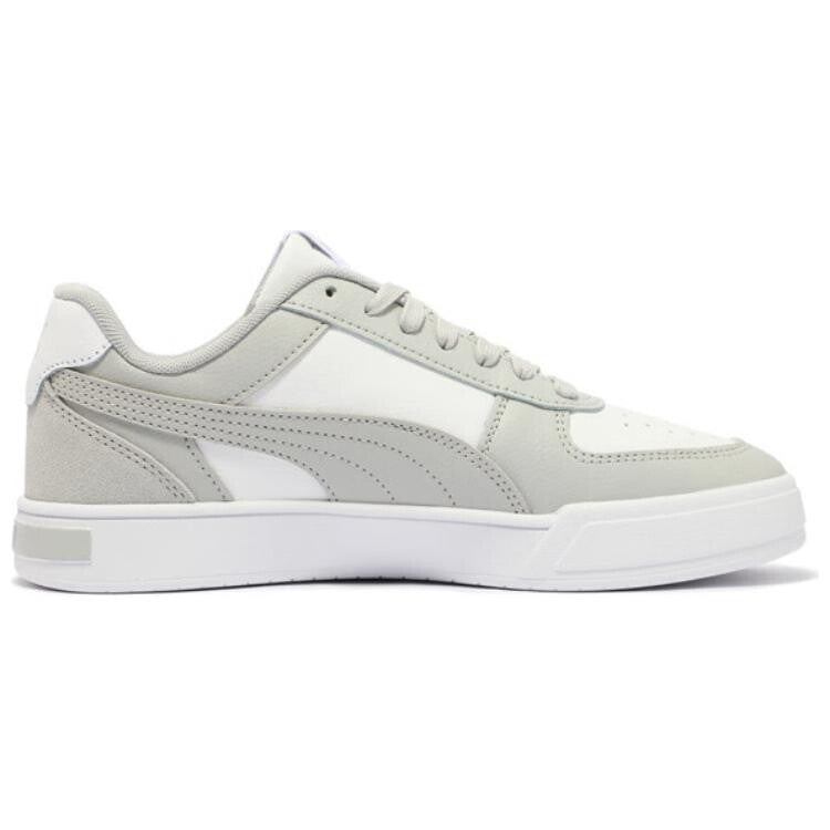 Puma Caven Skateboarding Shoes Unisex Low-top Grey/white, grey/black/cream