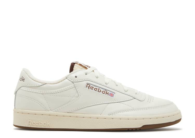 حذاء رياضي Reebok CLUB C 85 VINTAGE، أبيض/بني