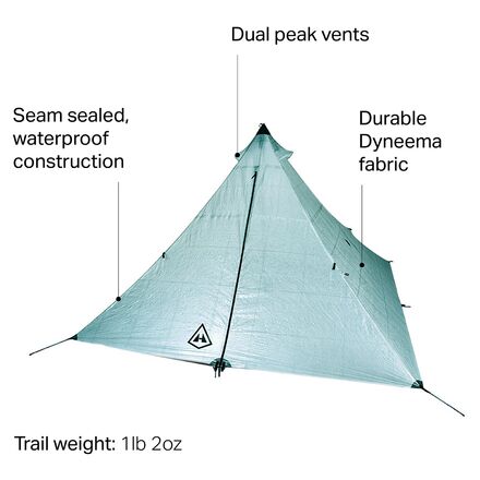 UltaMid 2 Shelter Hyperlite Mountain Gear, green