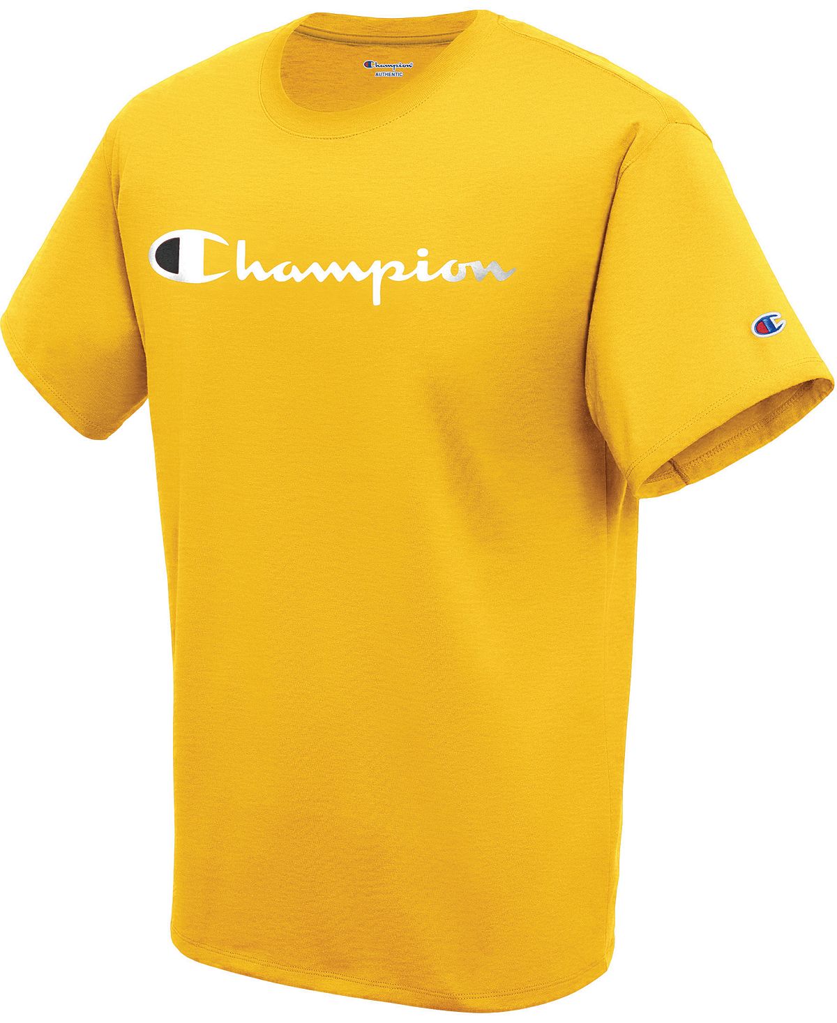 Men's T-shirt with Champion lettering and logo