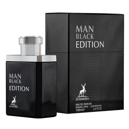 Man Black Edition Edp by Lattafa 100 ml, Maison Alhambra