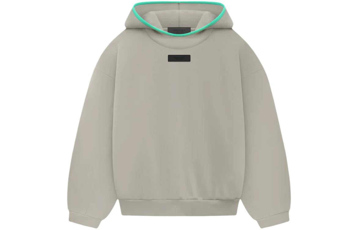 Fear Of God Essentials Spring Tab Detail Hoodie, light gray