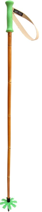 Original bamboo ski poles Grass Sticks, green