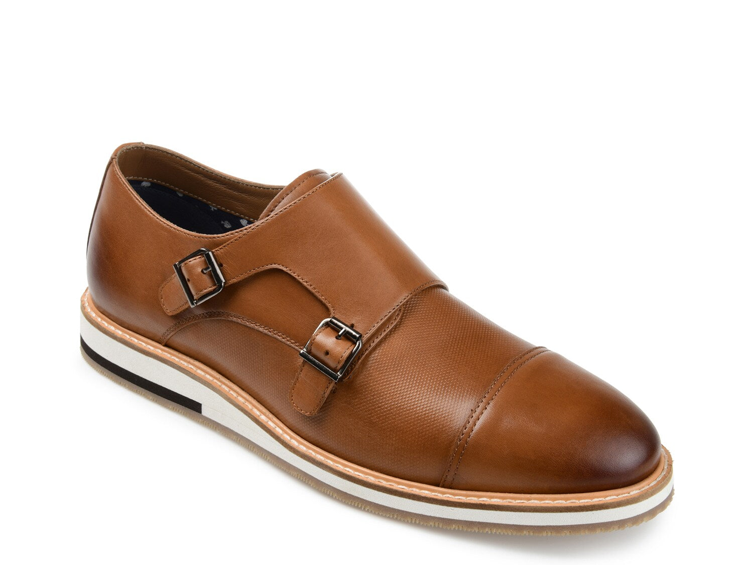 Thomas & Vine Thatcher Monk Strap Slip-on Sneakers, Brown