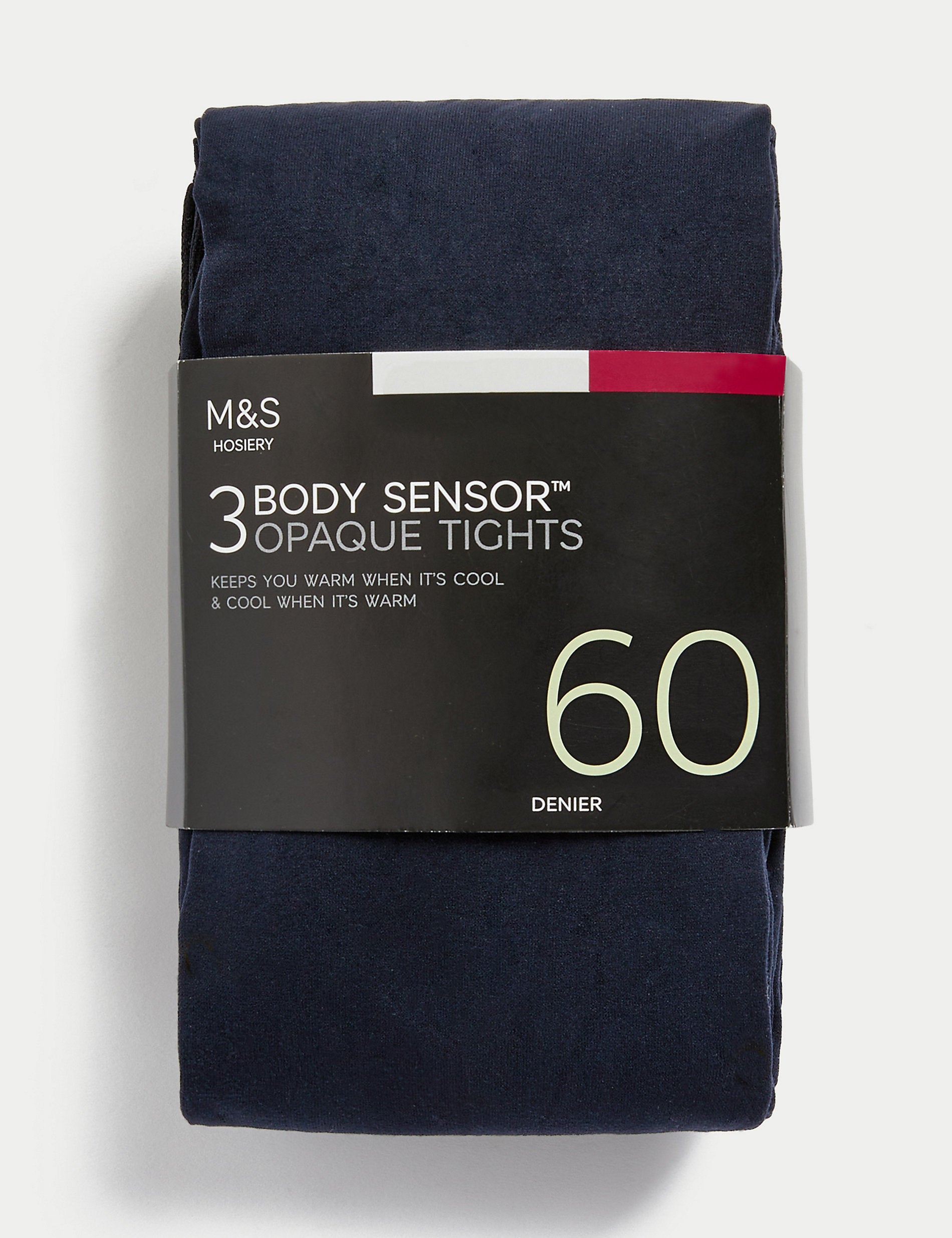 Body Sensor 60 denier tights, 3 pcs. Marks & Spencer, dark blue