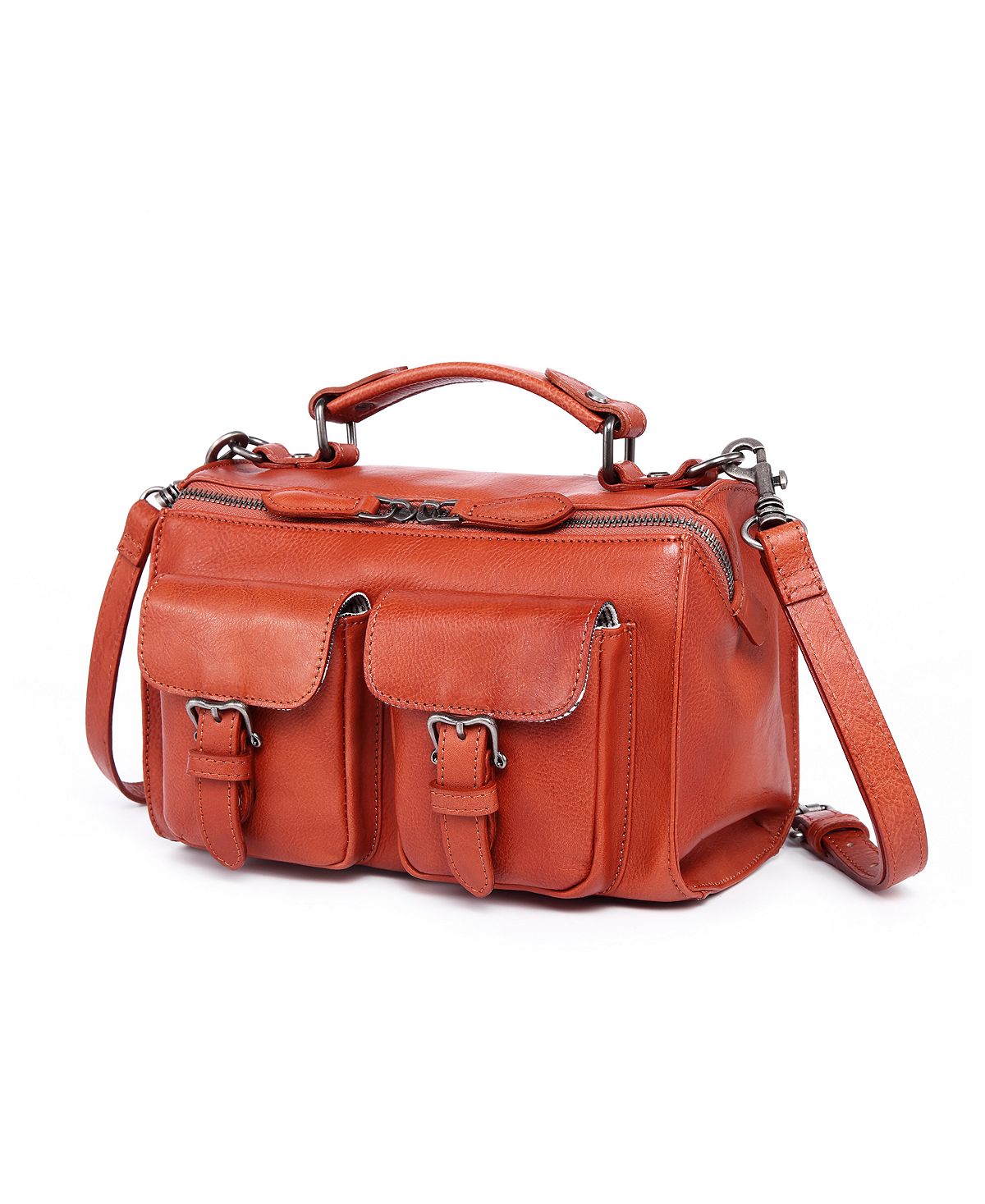 Women's shoulder bag Las Luna made of genuine leather OLD TREND