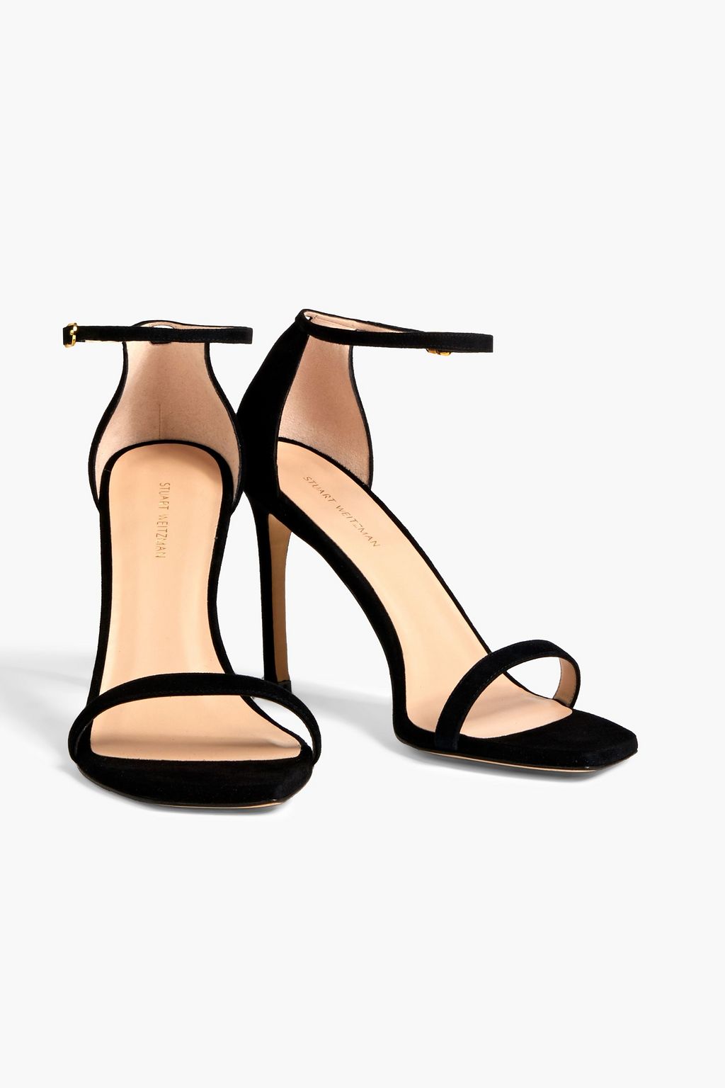 Suede sandals Amelina 85 STUART WEITZMAN, black