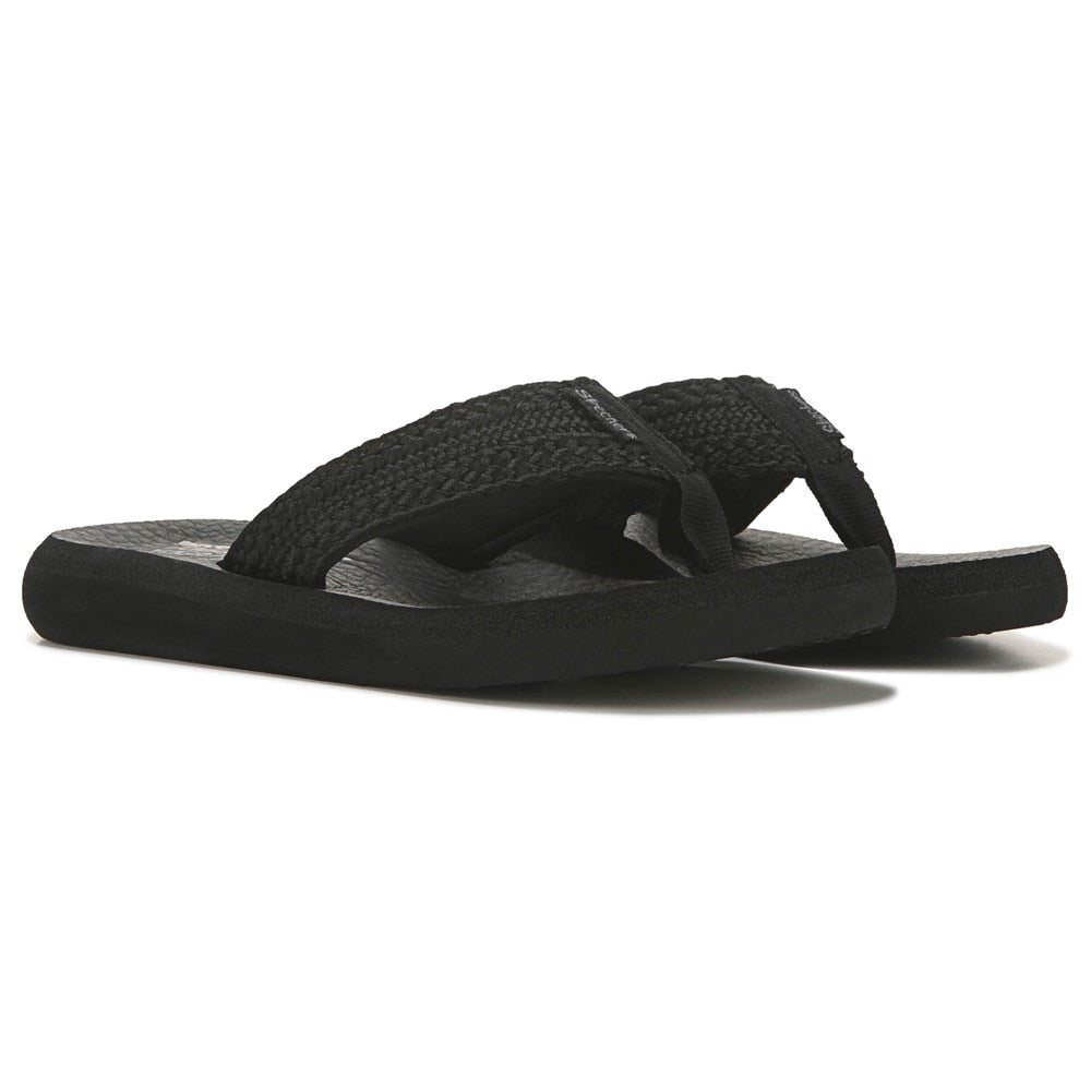 Skechers Women's Asana Hidden Valley Slides, Black