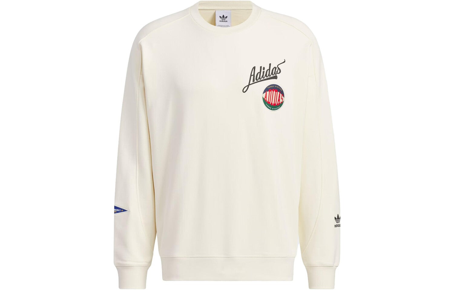 Adidas Originals Men's Milky White Sweatshirt, Ivory