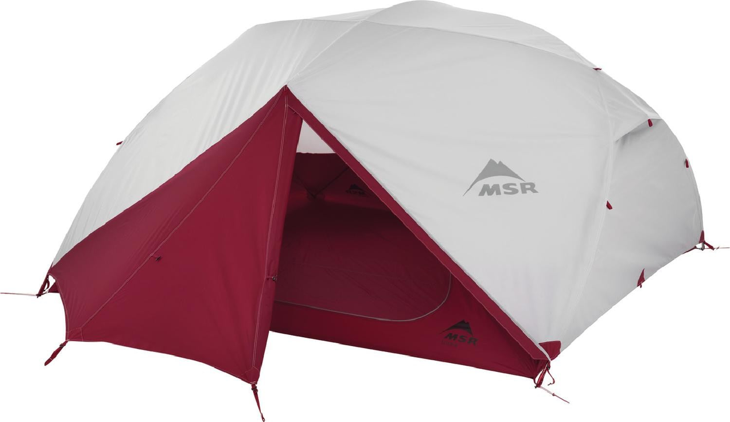 Elixir 4 Tent with MSR Trail, Red