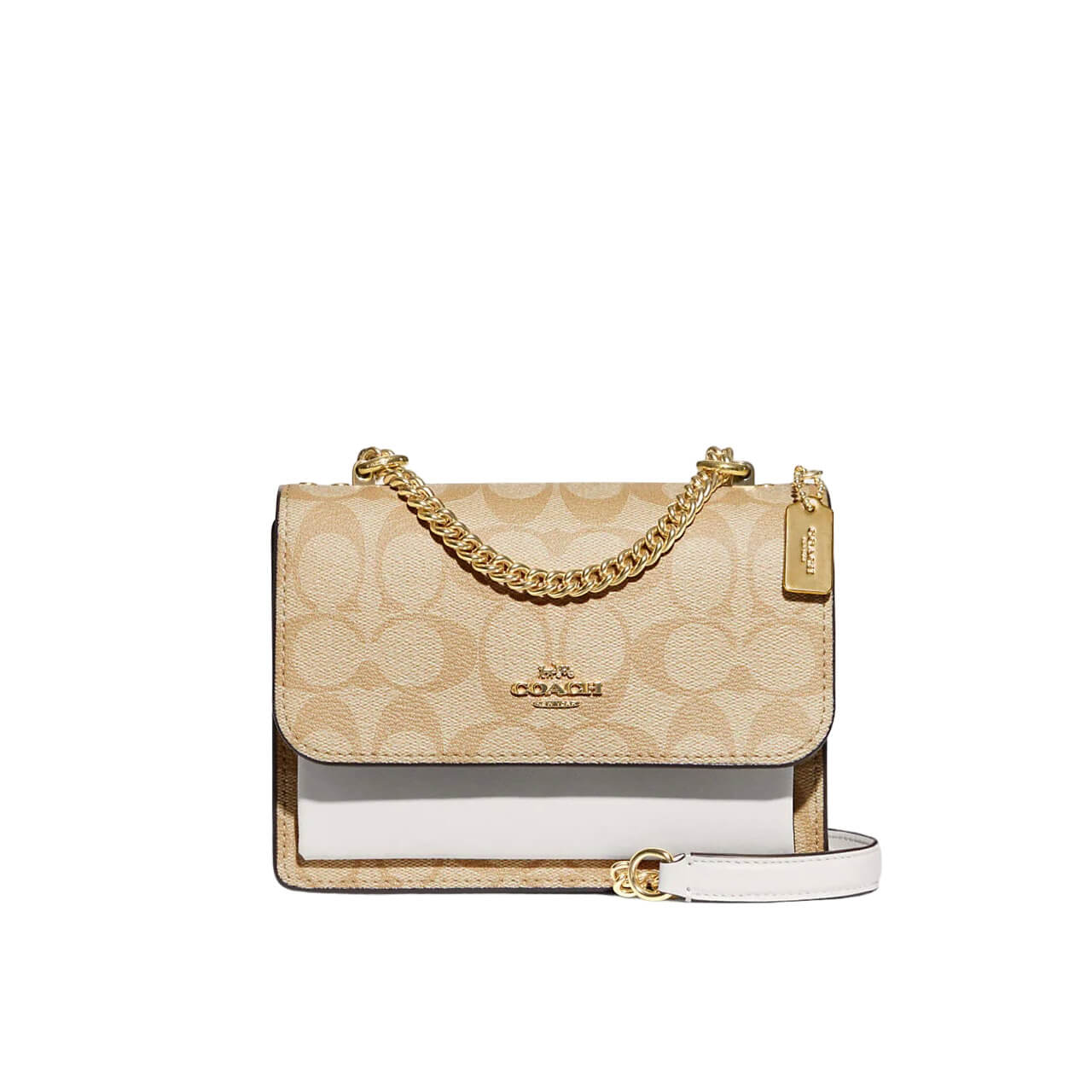 Coach Outlet Klare Mini Crossbody Bag, Gold/Light Khaki