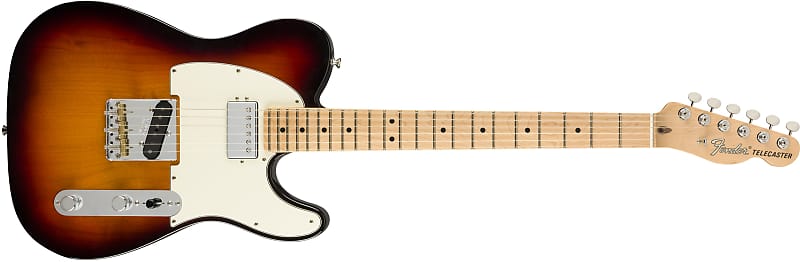 Fender American Performer Telecaster with maple humbucker pickguard 3-Color Sunburst American Performer Telecaster with Humbucking Maple Fingerboard 3-Color Sunburst