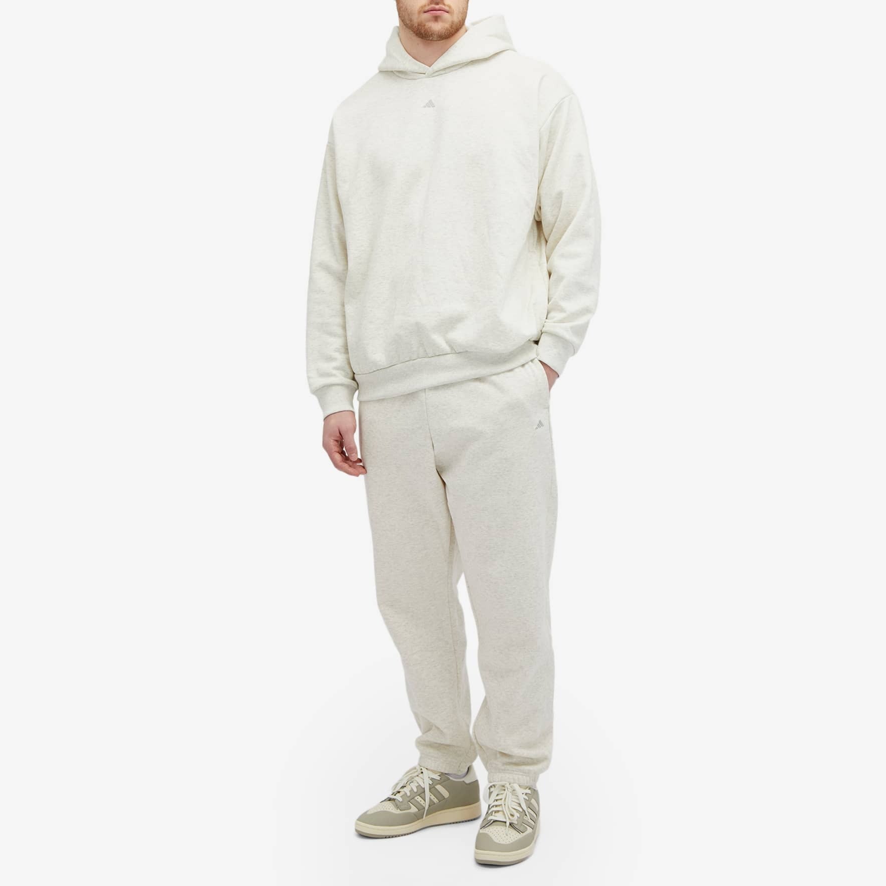 Adidas Basketball Joggers, Creamy White