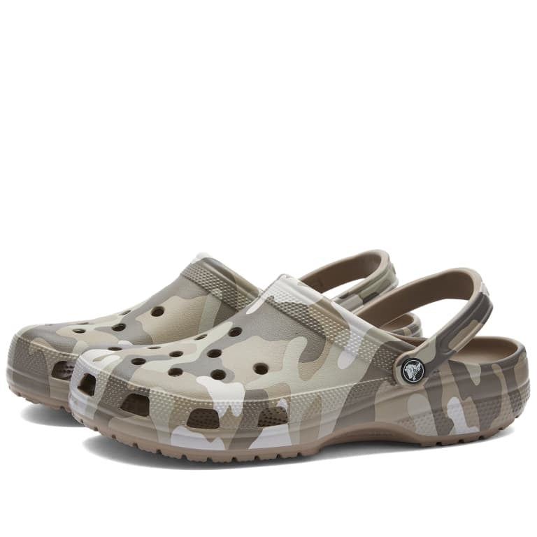 Crocs Classic Printed Camo Clogs, multicolor