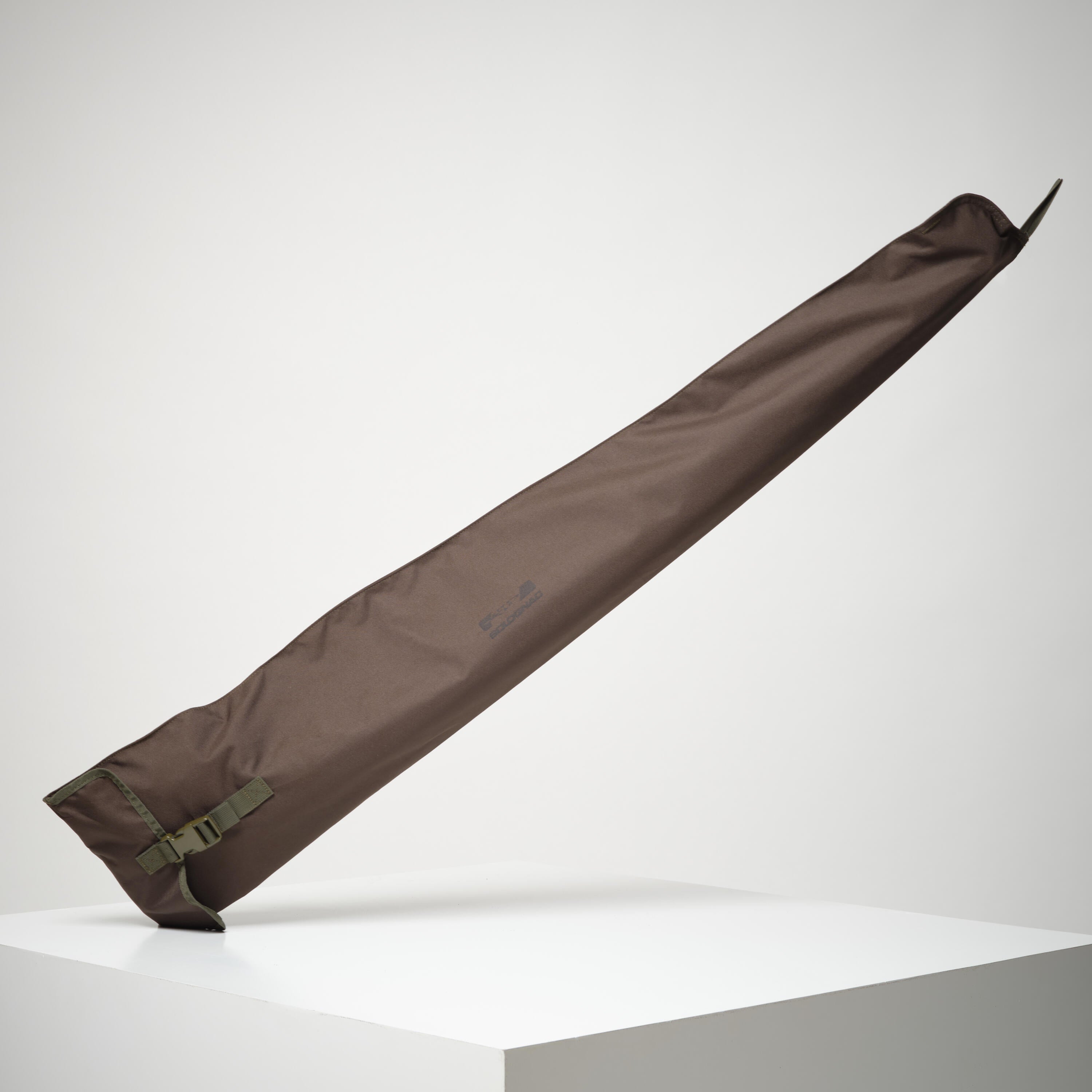 Gun case 100 green SOLOGNAC, chocolate brown