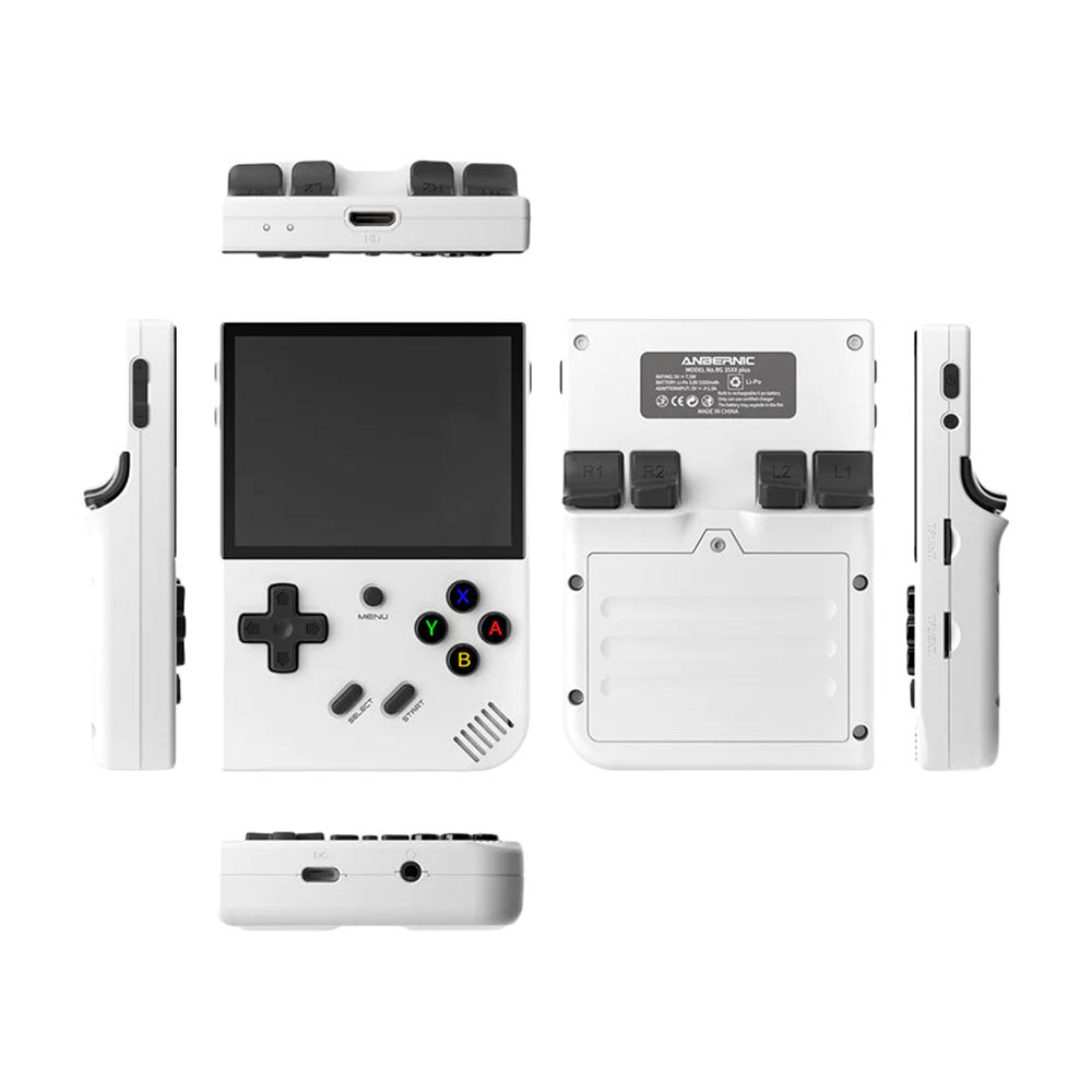 Anbernic RG35XX Plus 1GB/64GB Handheld Game Console H700 ARM Cortex-A53 White