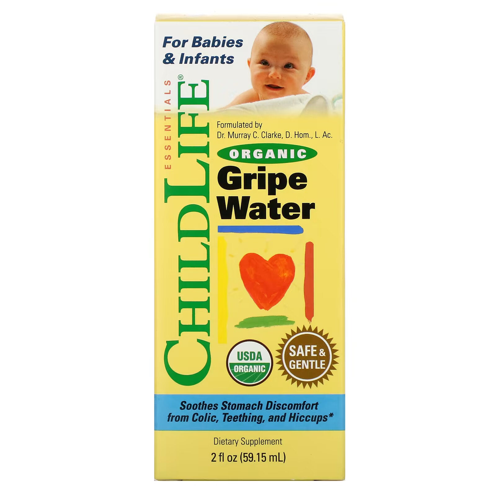 ChildLife, Organic Colic Water, 2 fl oz (59.15 ml)