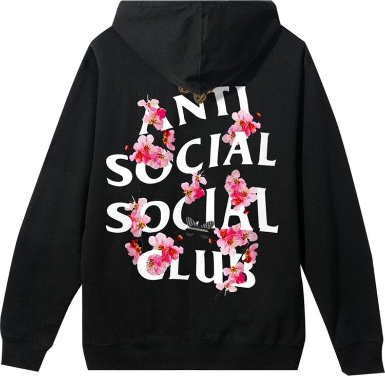 Anti Social Social Club Kkoch Hoodie 'Black', black