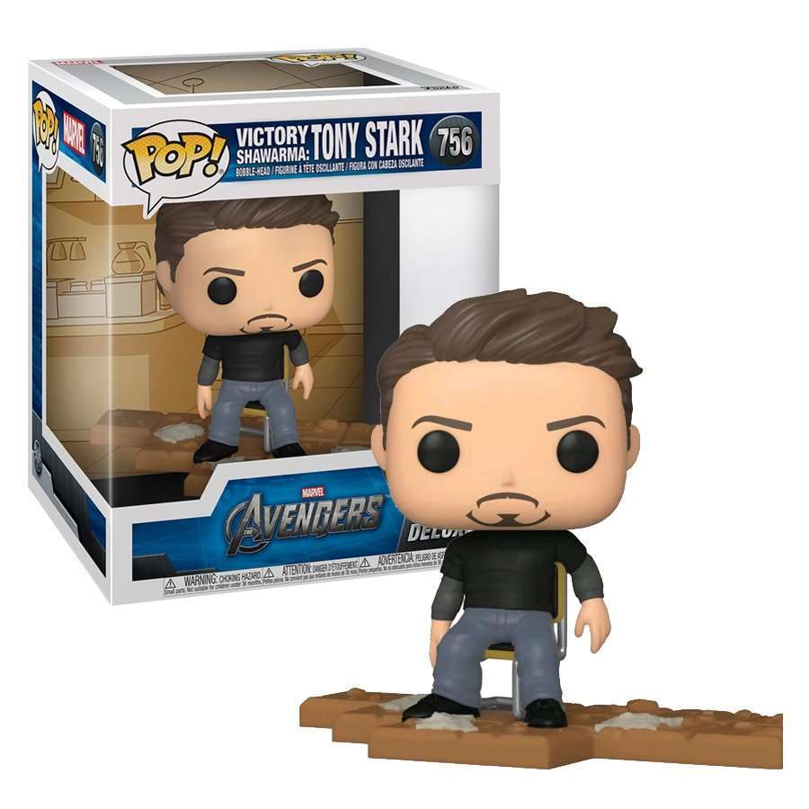 Funko Pop! Deluxe Marvel: Avengers Victory Shawarma Series - Tony Stark (Iron Man), Figure 2 of 6