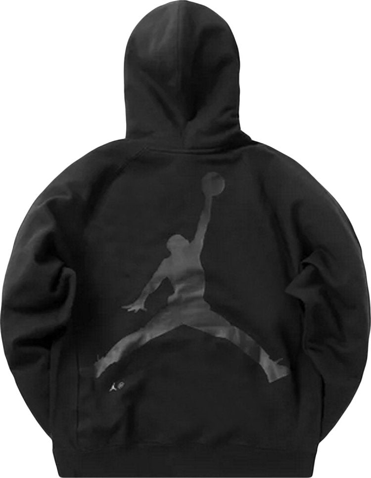 Air Jordan x Fragment Pullover Hoodie 'Black/Reflective Silver', black