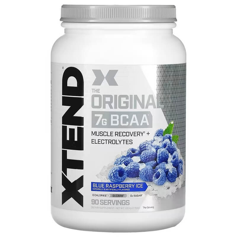 أحماض أمينية BCAA Xtend بنكهة التوت الأزرق 7 جرام، 1260 جرام