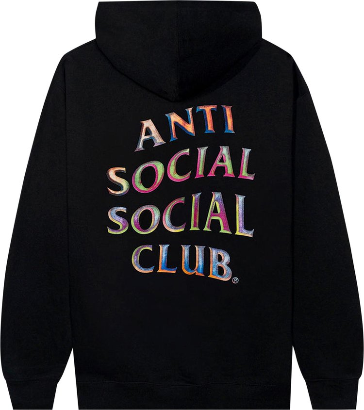 Anti Social Social Club Temporary Memory Hoodie Black