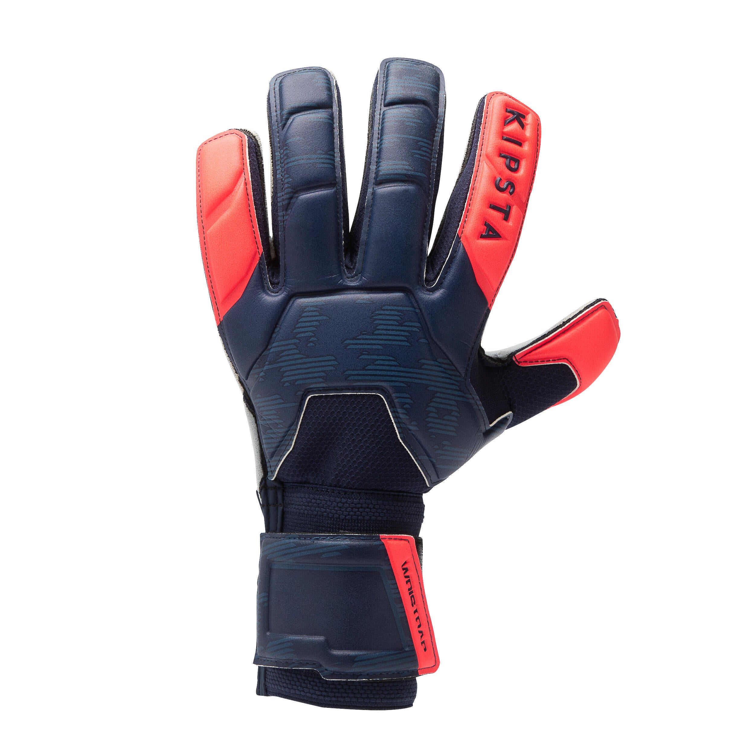 Goalkeeper gloves Kipsta F500 women/men, dark blue/pink