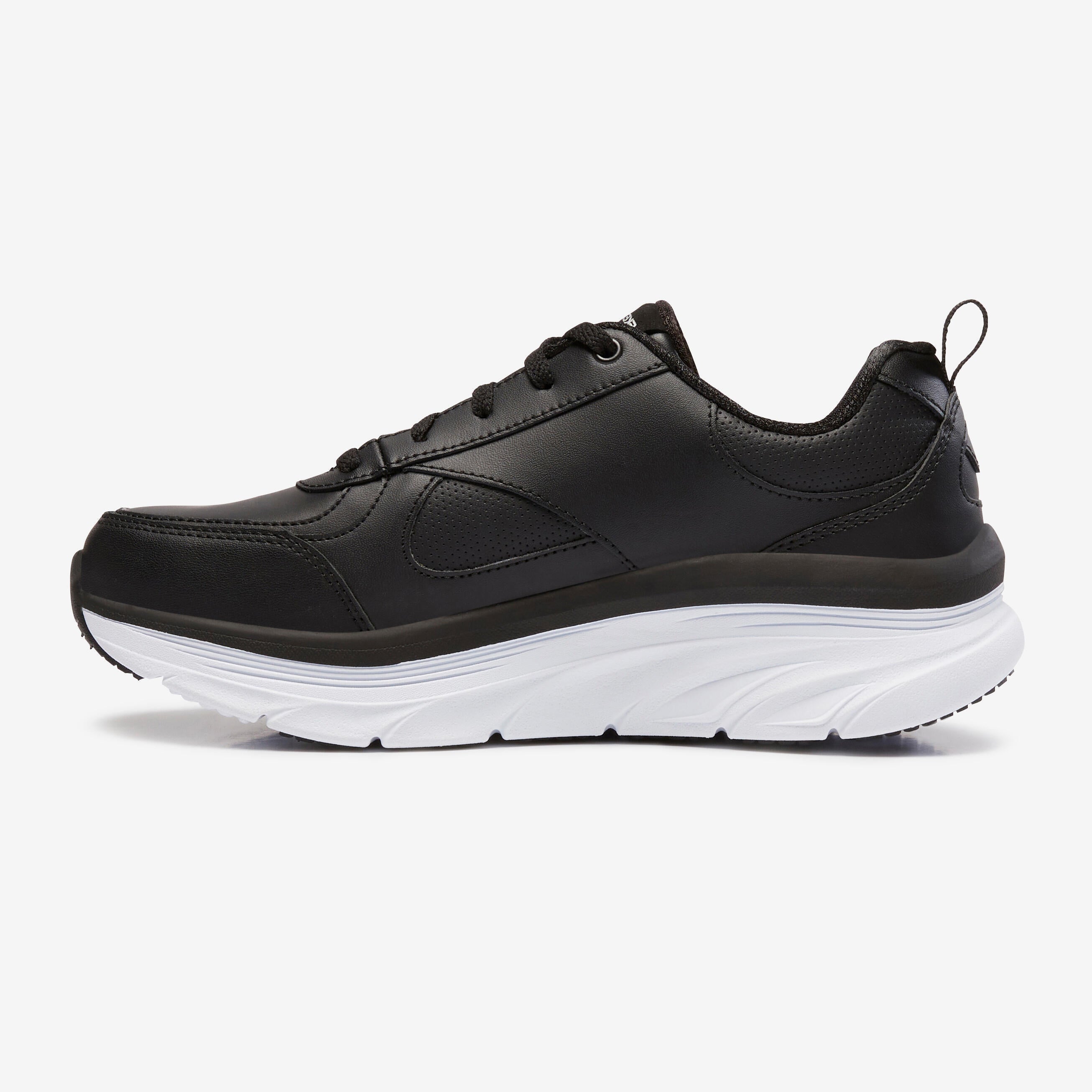 Leisure walking shoes Skechers D'Lux Walker leather women's black