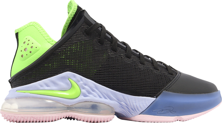 Nike LeBron 19 Low EP 'Ghost Green' Sneakers, Black