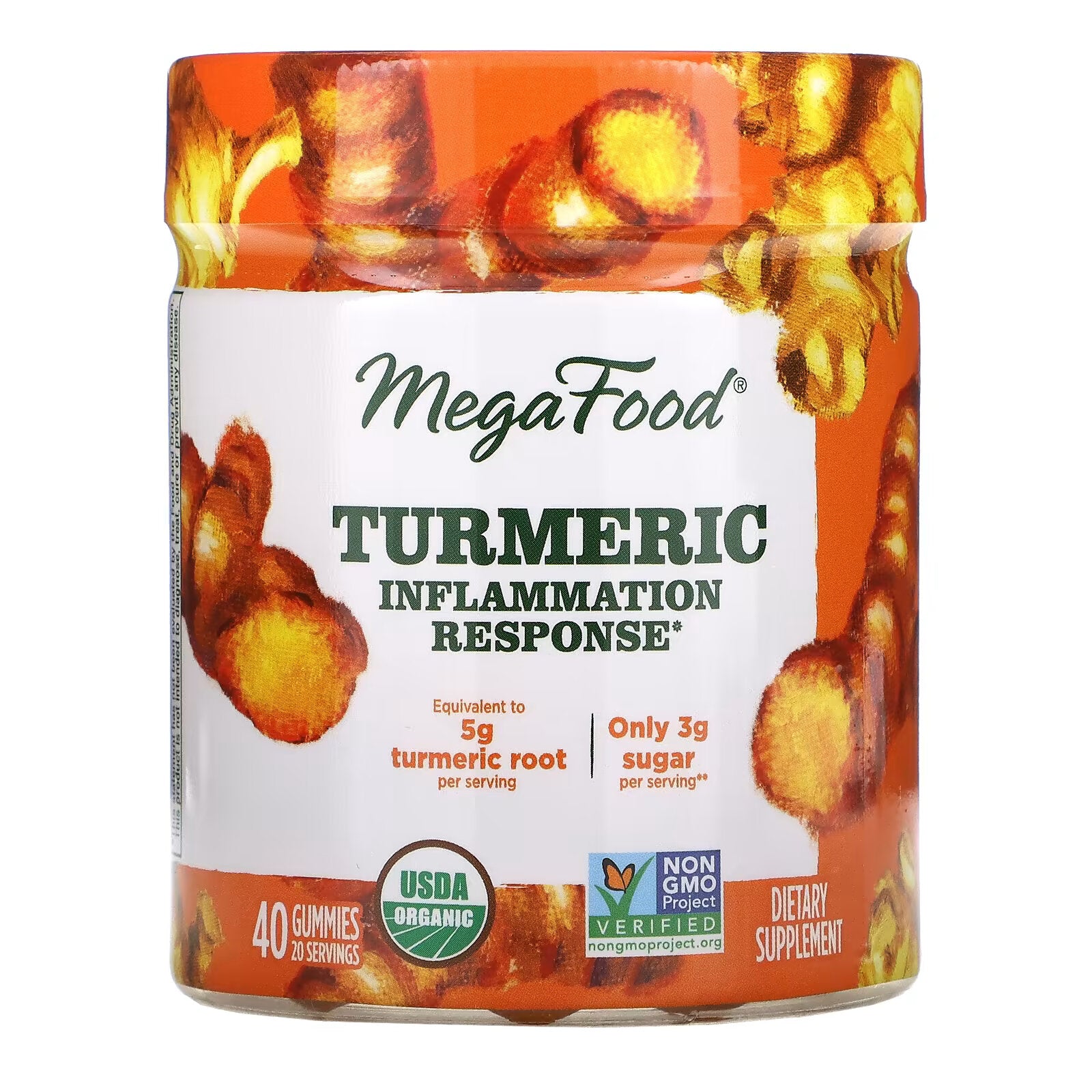 MegaFood Turmeric Anti-Inflammation, 40 Chewable Tablets