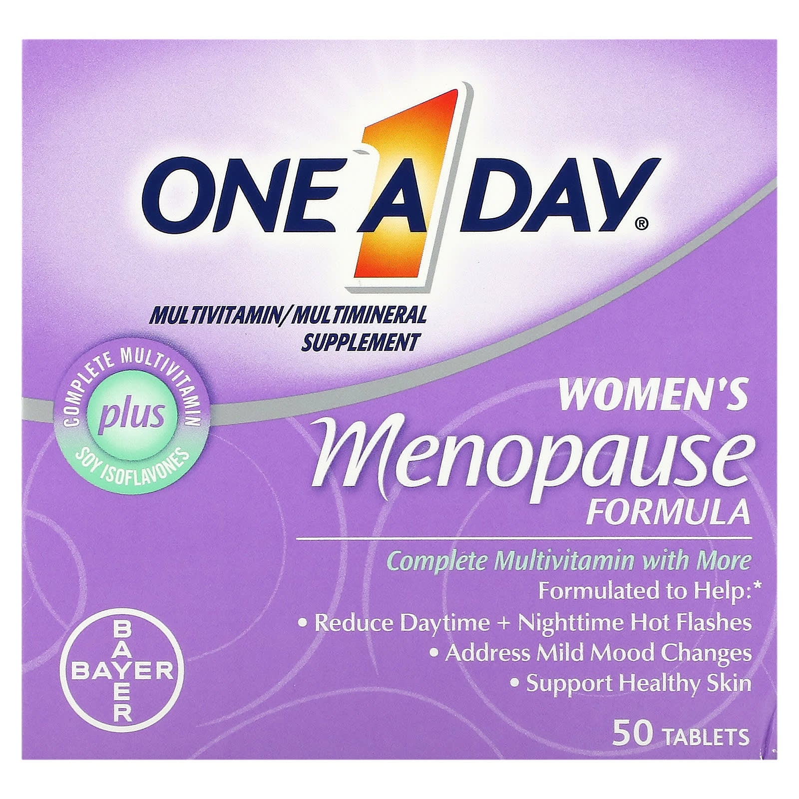 One-A-Day Women's Menopause Multivitamin Formula, 50 Tablets