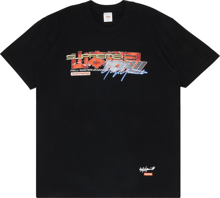 Supreme x Yohji Yamamoto x TEKKEN Tee 'Black', black