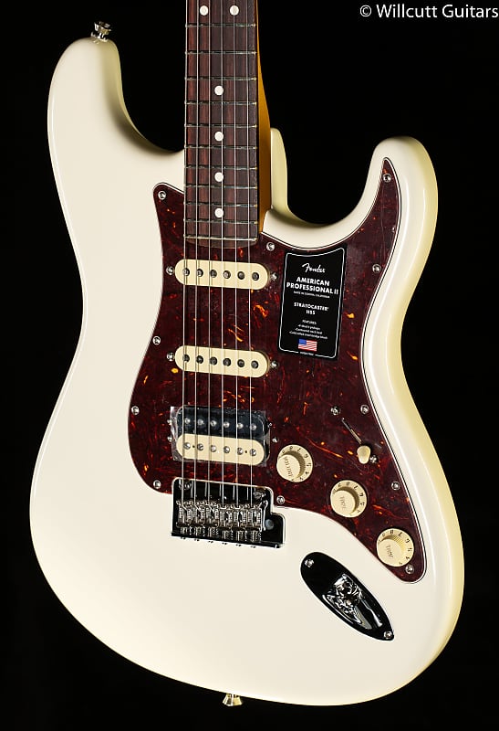 Fender American Professional II Stratocaster HSS Olympic White Rosewood Fingerboard (228)