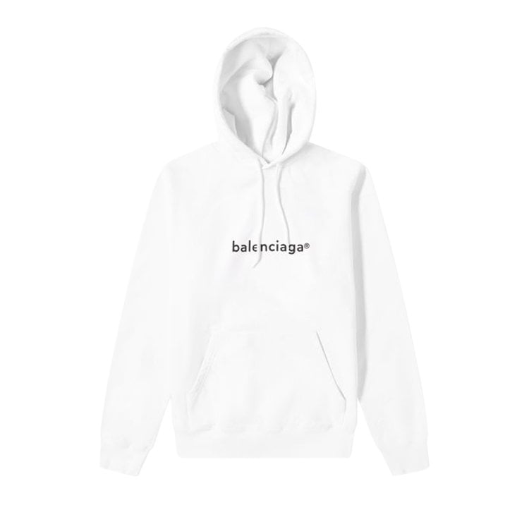 Balenciaga New Copyright Medium Fit Hoodie 'White', white