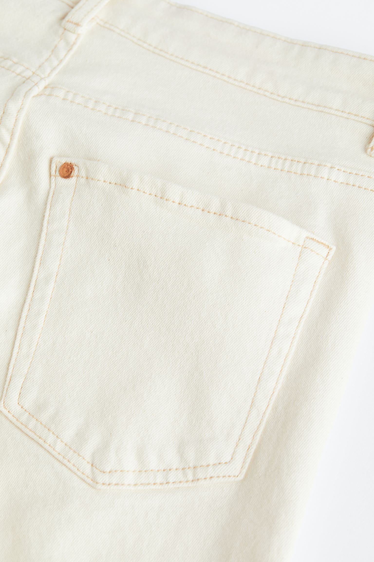 H&M Bootcut High jeans, cream