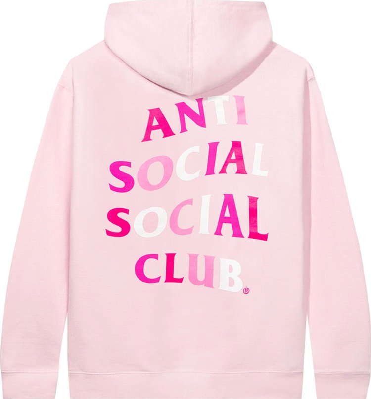 Anti Social Social Club No Hope For Us Hoodie 'Pink', pink