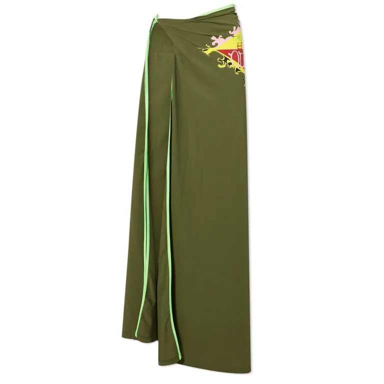 Ottolinger Playa maxi skirt, dark green