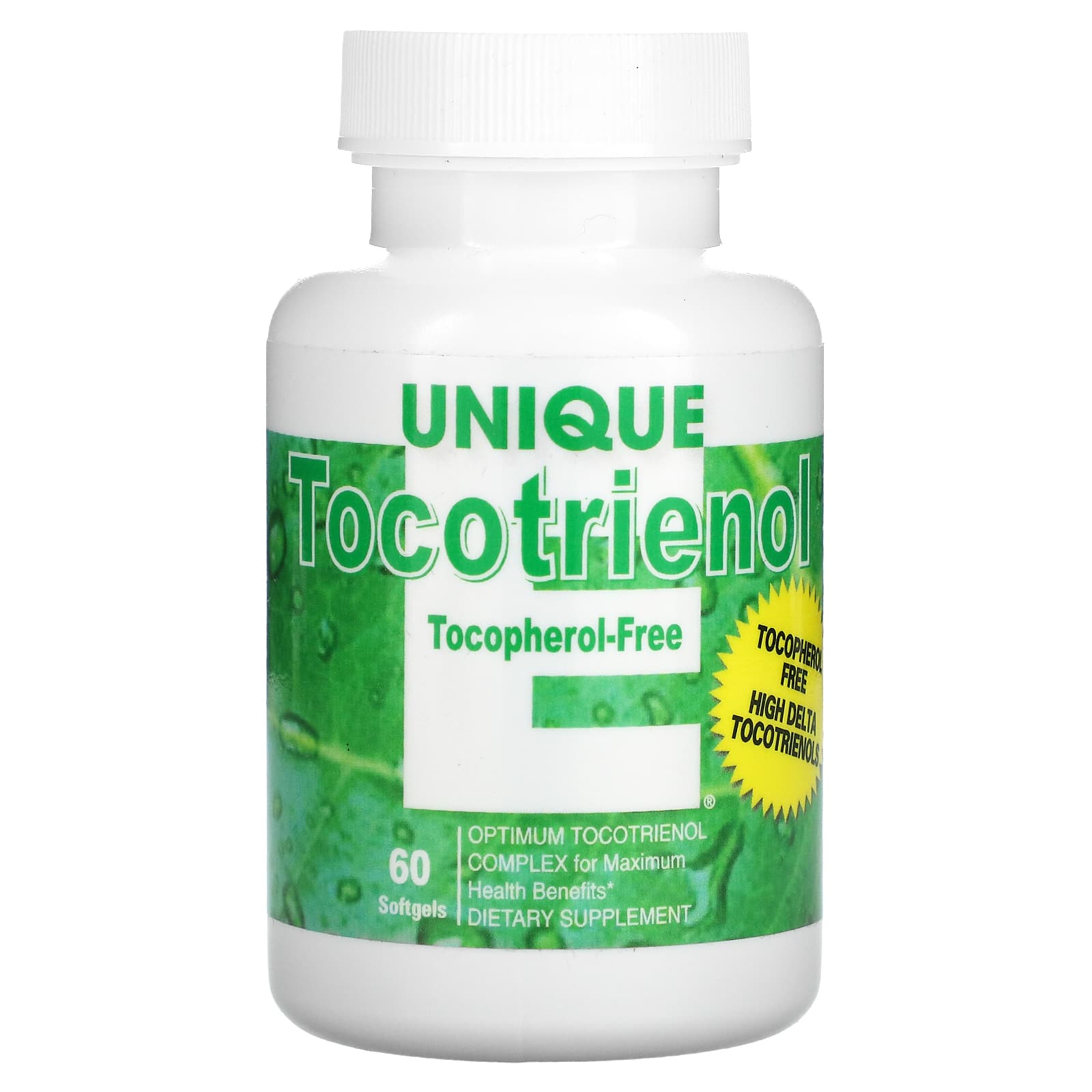 Unique E Tocotrienol, Tocopherol Free, 60 Softgels A.C. Grace Company