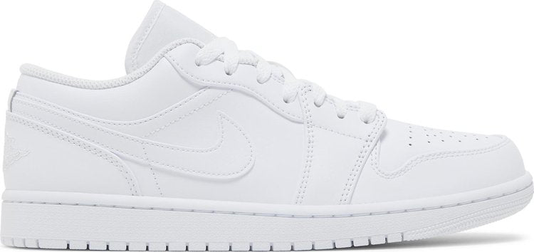 حذاء رياضي Air Jordan 1 Low Triple White 2022 باللون الأبيض