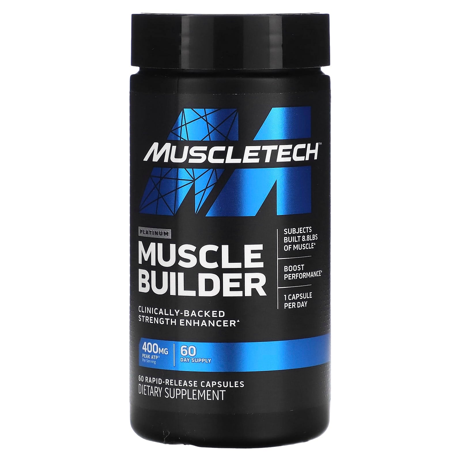 MuscleTech Platinum Muscle Builder, 60 Fast Release Capsules