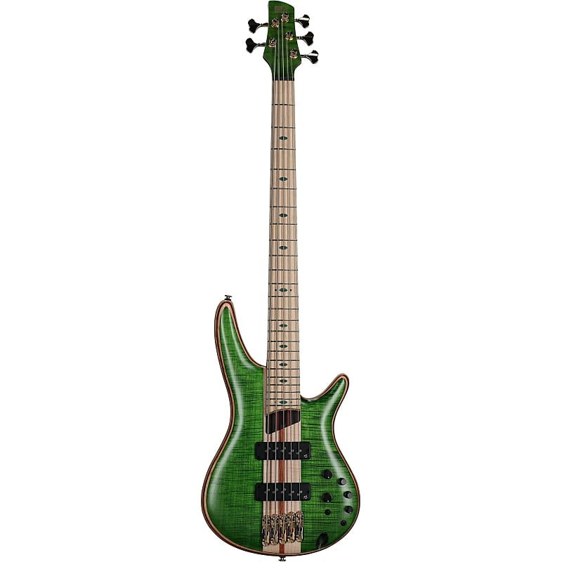 Ibanez SR5FMDX Premium 5-String Bass w/ Nordstrand Pickups - Emerald Green Ibanez SR5FMDX Premium 5-String Bass w/ Nordstrand Pickups -