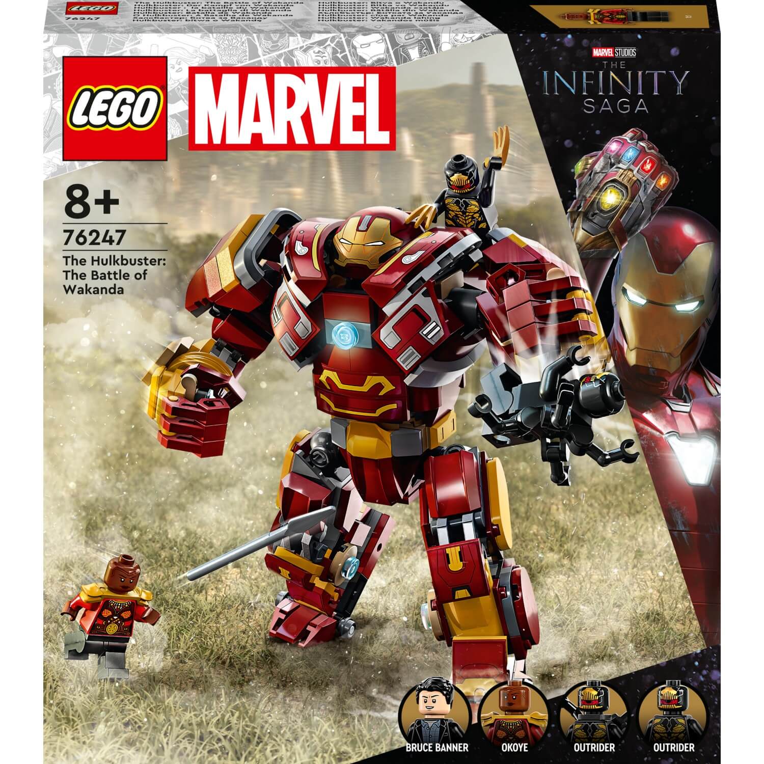 Lego 76247 Marvel Hulkbuster: Battle for Wakanda, 385 pieces