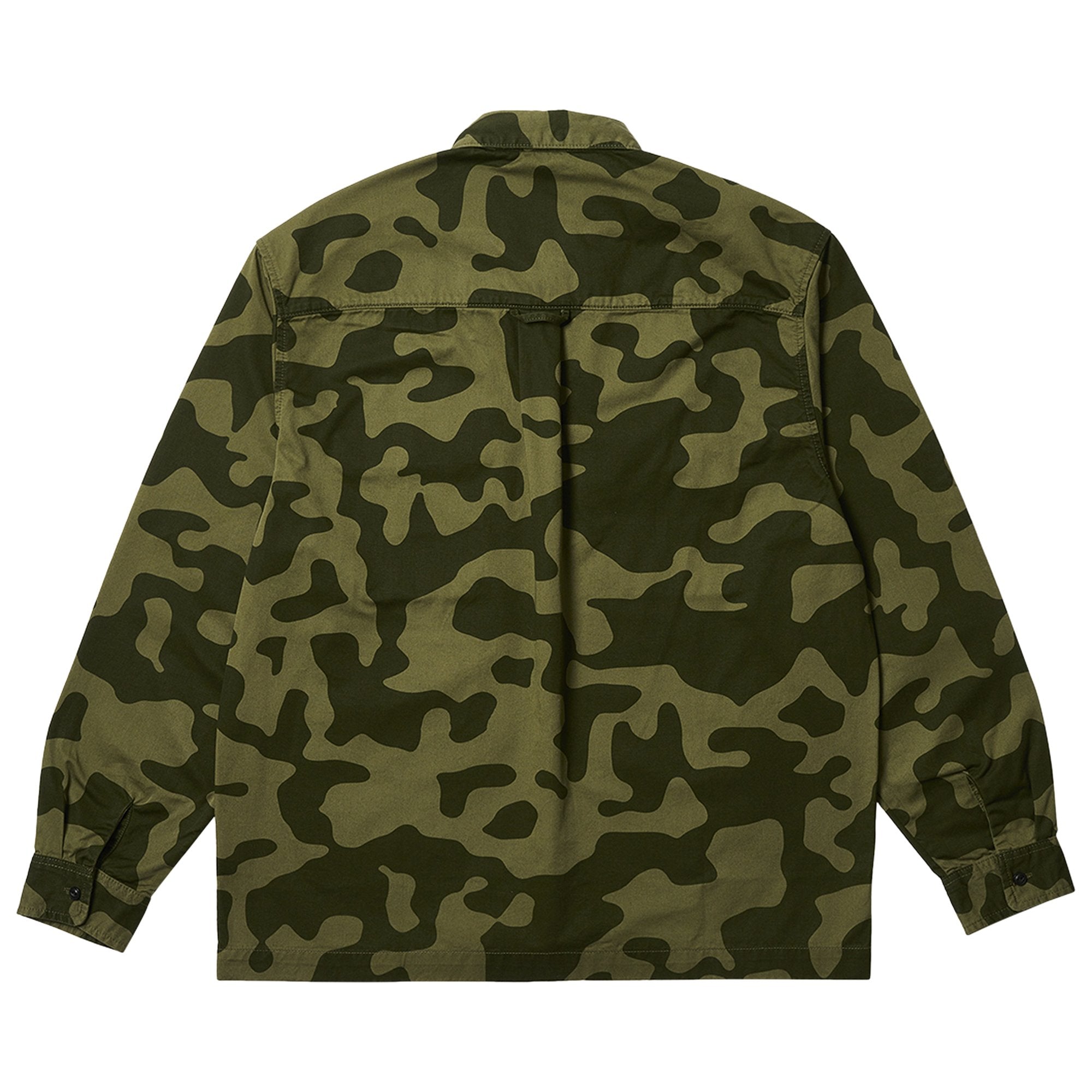 Carhartt WIP x Palace Master Long Sleeve Shirt in Dollar Green Camo