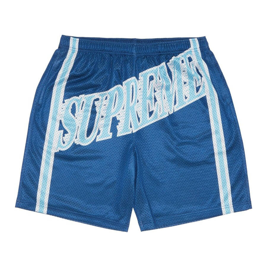 Supreme Slap Shot Baggy Mesh Shorts, Navy