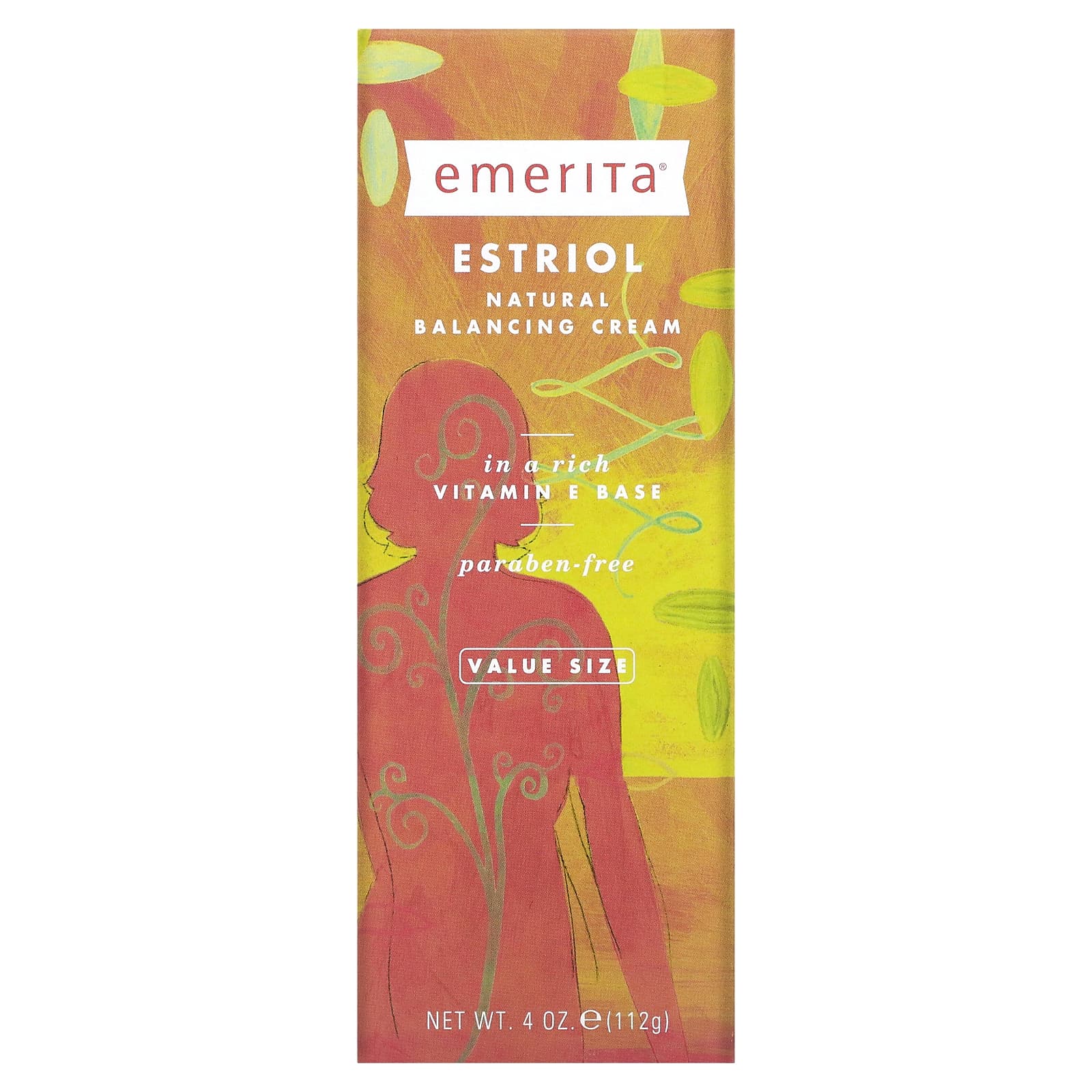 Estriol Natural Balancing Cream, 4 oz (112 g) Emerita